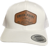 Smith Point Bait Beach and Tackle Snap Back Cap with Patched Logo