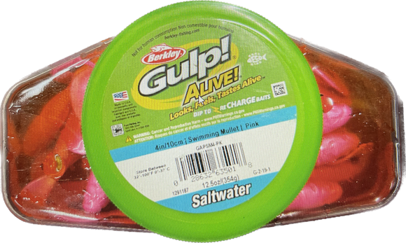 Berkley Gulp Alive!  4 inch Swimming Mullet